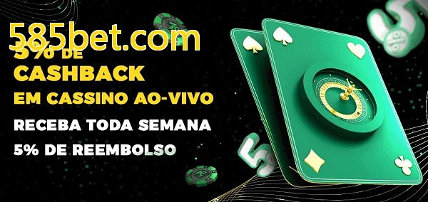 Promoções do cassino ao Vivo 585bet.com